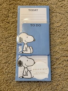 Graphique De France Light Blue Snoopy Today & To Do Notepads
